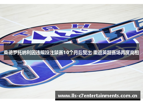 桑德罗托纳利因违规投注禁赛10个月后复出 重返英超赛场再度亮相